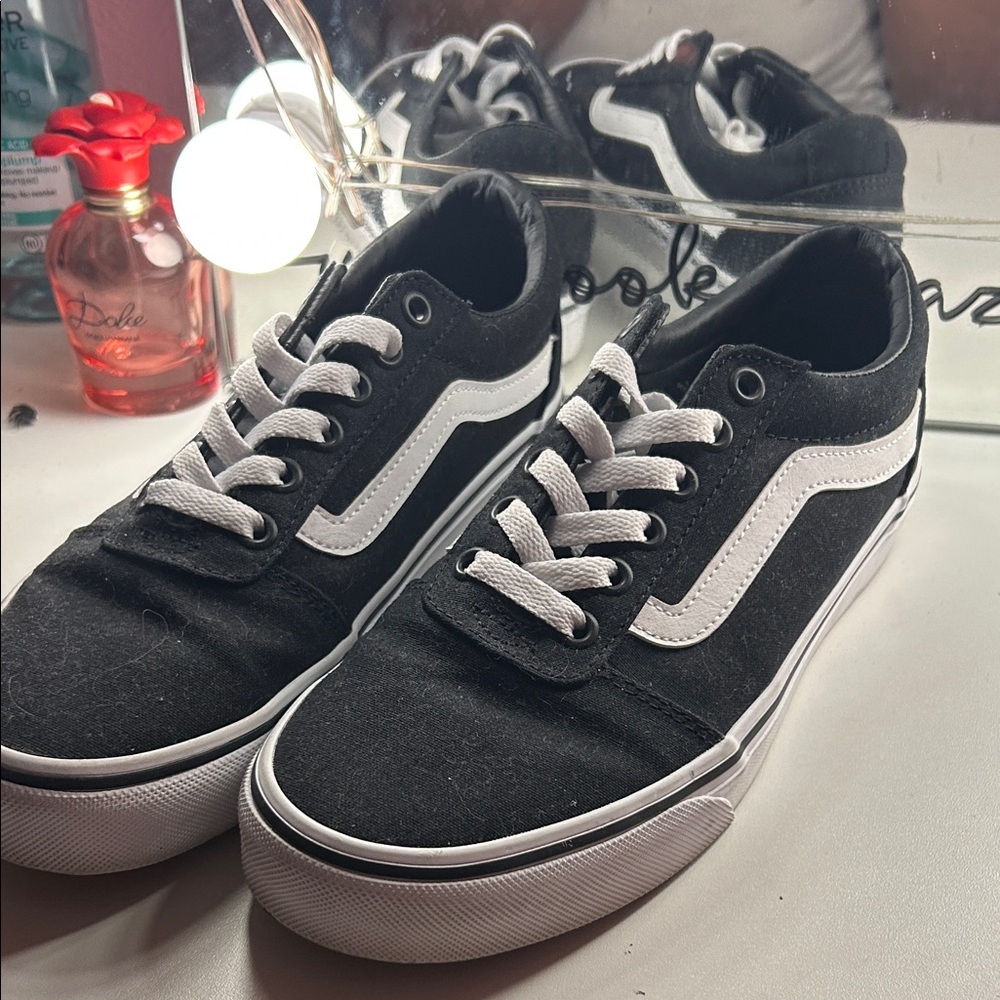 Vans Classic Black and White Sneakers